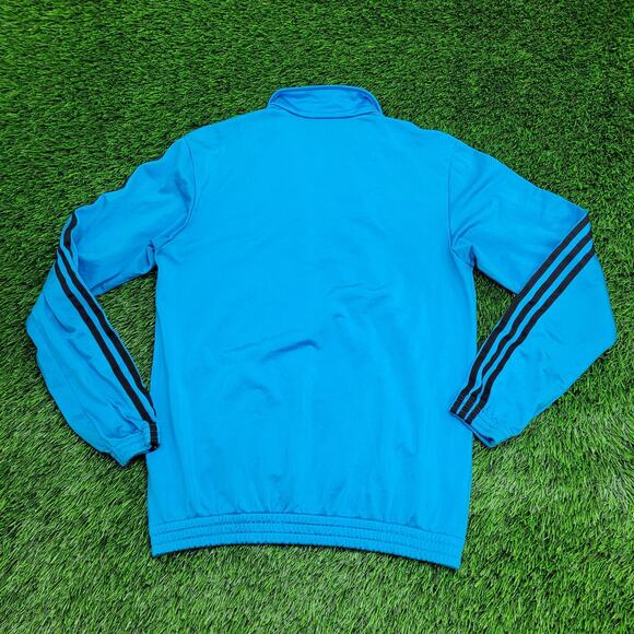 ADIDAS 3-Bar Track Jacket Small 19x26 Baggy Beckenbauer - Picture 3 of 14